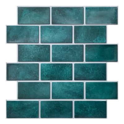 3D_Peacock_Blue_Clay_Brick_Peel_and_Stick_Wall_Tile_Commomy Decor