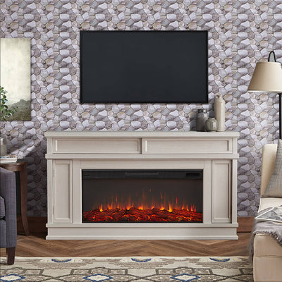 3D Rustic Gray Stone Peel and Stick Wall Tile - Commomy