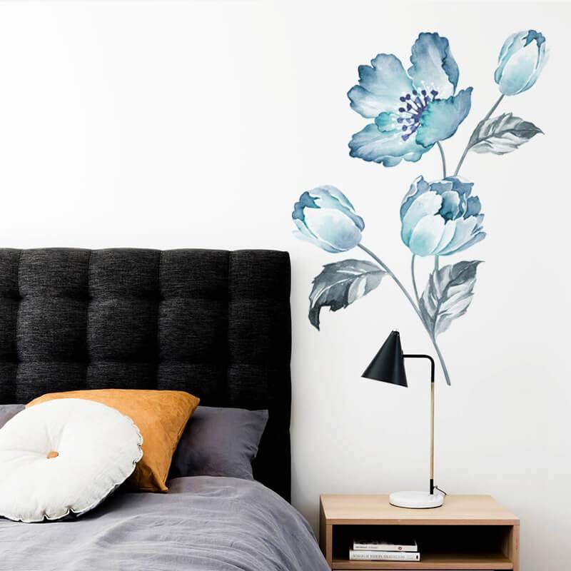 Blue Orchid Peel and Stick Decals - Commomy