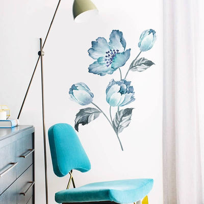 Blue Orchid Peel and Stick Decals - Commomy