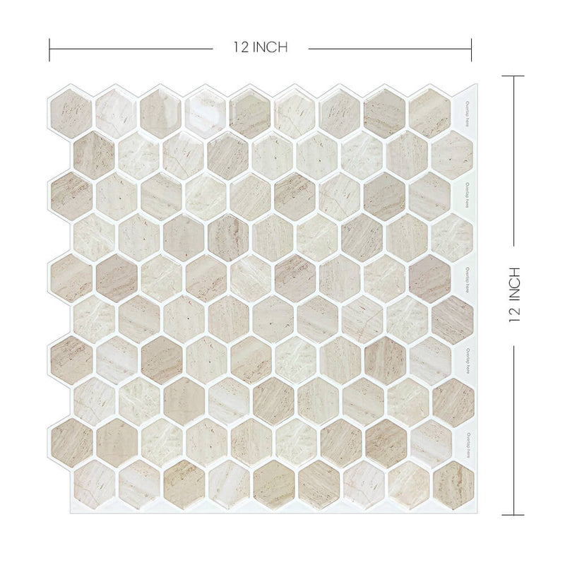 Beige_Marble_Hexagon_Peel_and_Stick_Backsplash_Tile-Commomy Decor