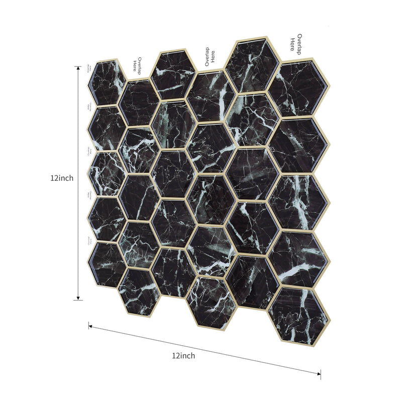Black_Marble_Hexagon_Peel_and_Stick_Backsplash_Tile_Commomy Decor