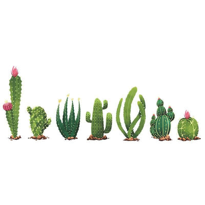 Cactus Peel and Stick Decals - Commomy