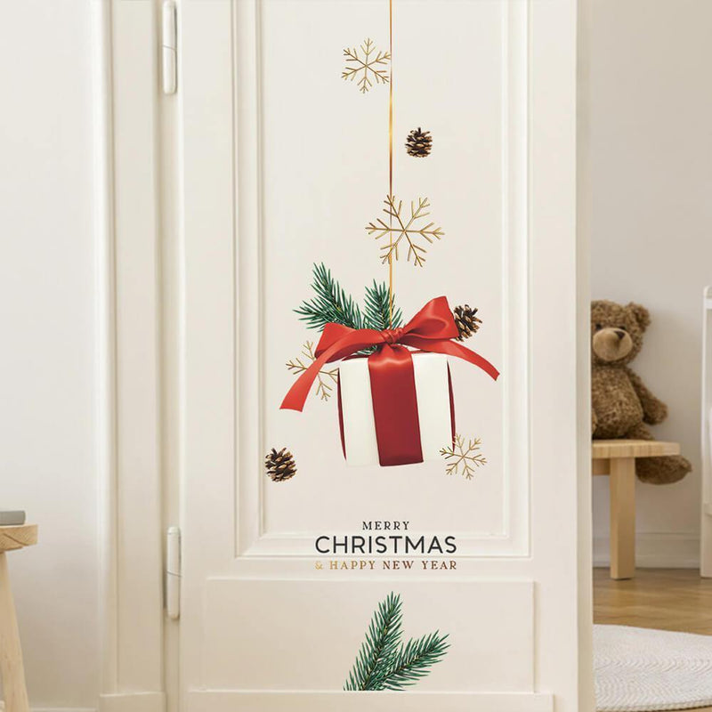 Christmas Gift Peel and Stick Wall Decal - Commomy