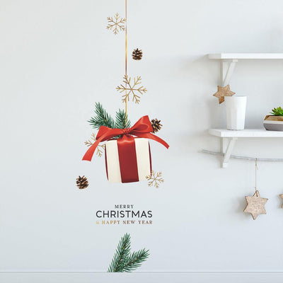Christmas Gift Peel and Stick Wall Decal - Commomy