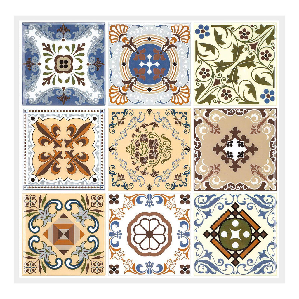 Boho Floral Terracotta Floor Tile Sticker Panel, Peel and Stick Decal,  Vinyl Floor Tile Sticker, Floor Decals, Carreaux De Ciment -  Canada