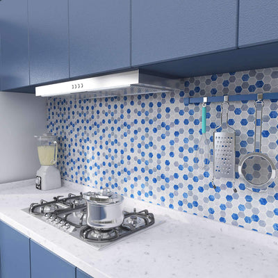 Gray_and_Blue_Marble_Hexagon_Peel_and_Stick_Backsplash_Tile_Commomy Decor