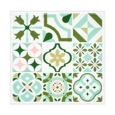    Green_Square_Spanish_Peel_and_Stick_Backsplash_Tile_Commomy Decor