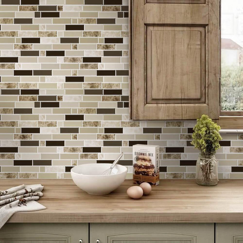 Sticky Splashback Brown Backsplash Tile Bronze Rooster Backsplash Tile, Backsplash Tile,