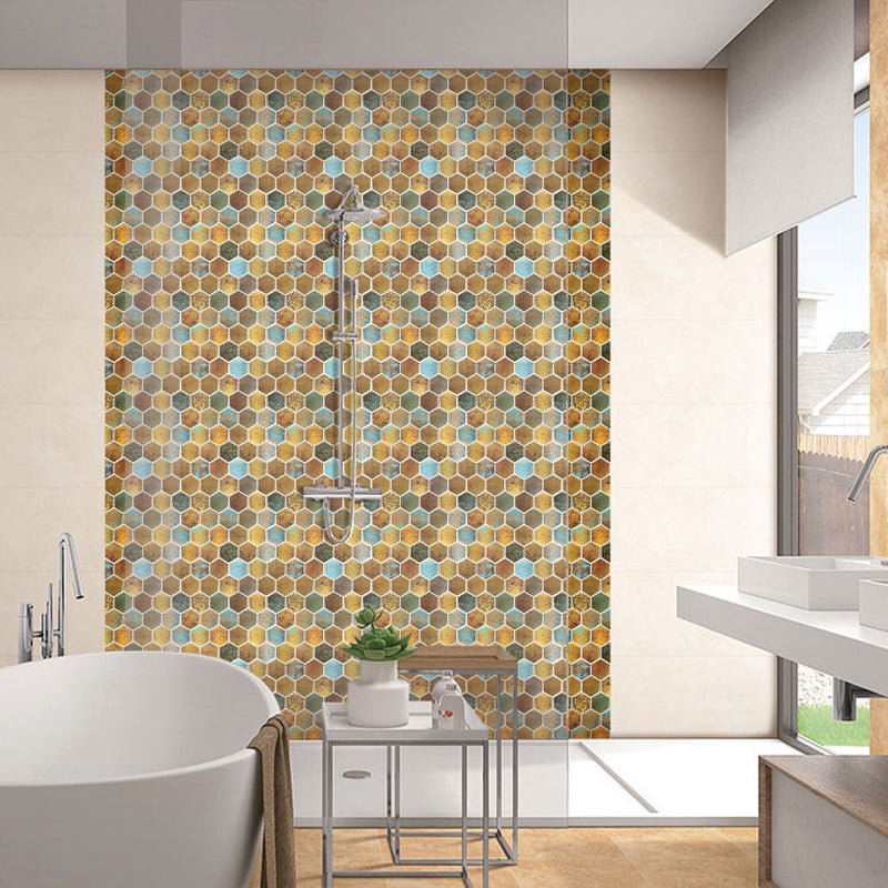 Gold Hexagon Peel and Stick Backsplash Tile - Thicker Design – Commomy