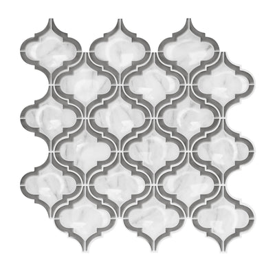 Gray Rhombus Peel and Stick Backsplash Tile_Commomy Decor