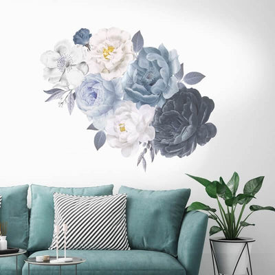 Peony Cluster Peel and Stick Decals - Commomy