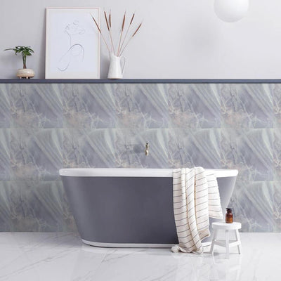 Purple Marble  Peel and Stick Wall Tile - Commomy