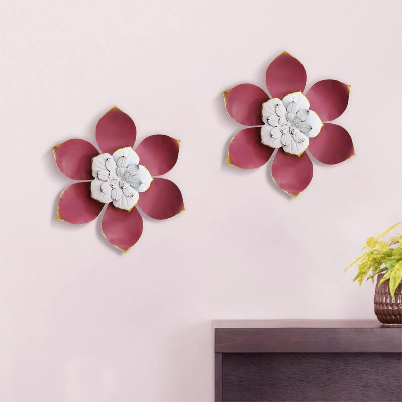 3D Metal Art Stunning Flower Wall Decor - Commomy