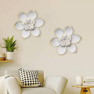 3D Metal Art Stunning Flower Wall Decor - Commomy