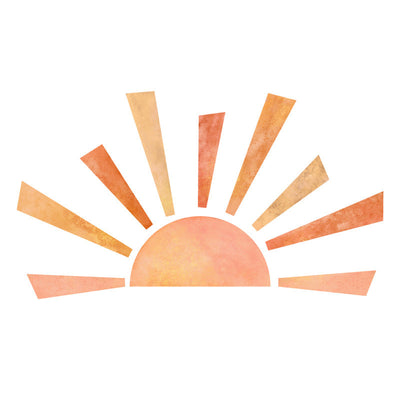Sunrise Peel and Stick Wall Decals_Commomy Decor