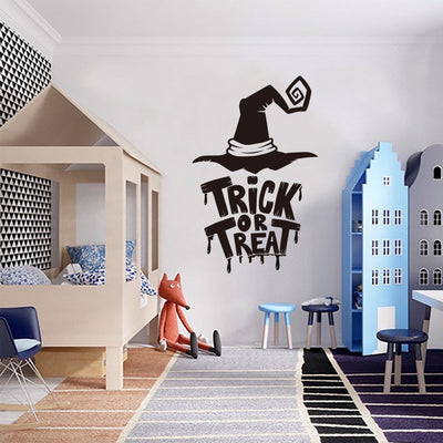 Trick or Treat Peel and Stick Wall Decals_Commomy Decor