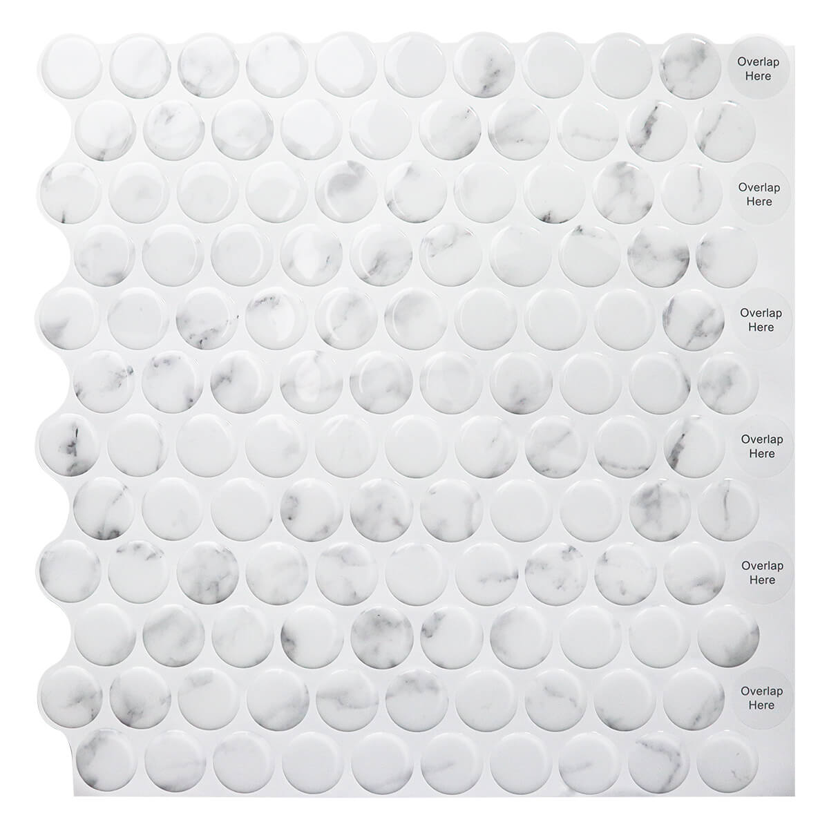 Peel And Stick Penny Tile
